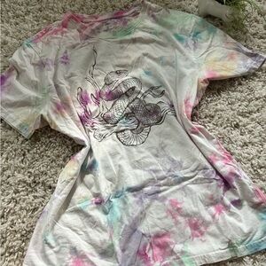 Dip Tie Dye XL snake skater street style streetwear trippy cool t shirt.
